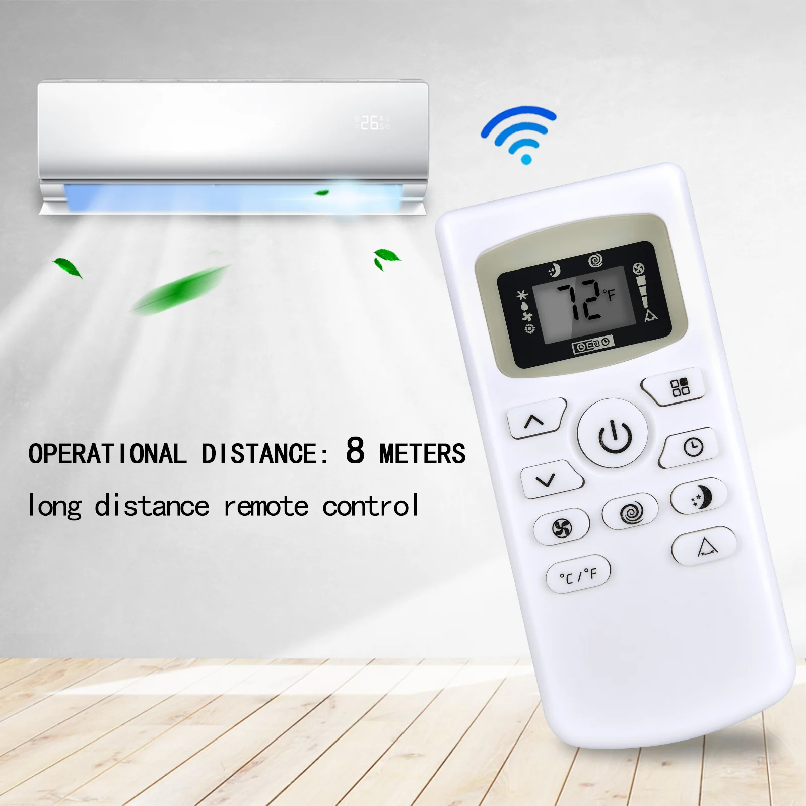 New AC Remote Control for Black+Decker Portable Air Conditioner BPACT12WT BPACT14HWT BPACT14WT BPACT08WT BPACT10WT BPACT12HWT