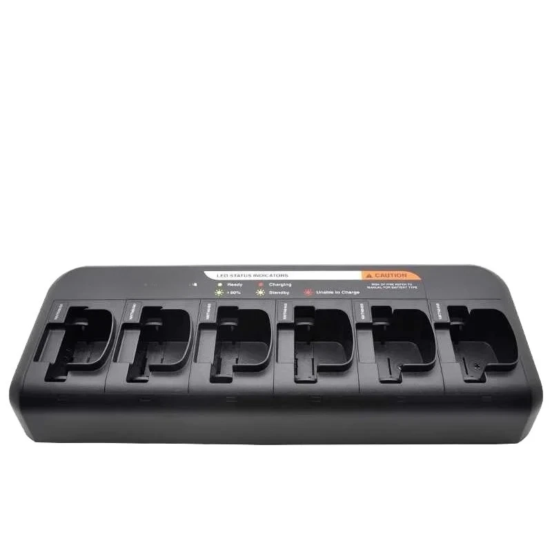 High-End PMLN6595A 6-Channel Charger For Walkie-Talkies Compatible With XIR-P3688/Dep450/Dp1400/Cp200d/Cp040