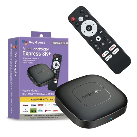 Smart TV Box Streaming Media Player Global Version Mortal T1 Bluetooth Google Assistant Android13 AllwinnerH313 2.4G&5G Wifi 4K