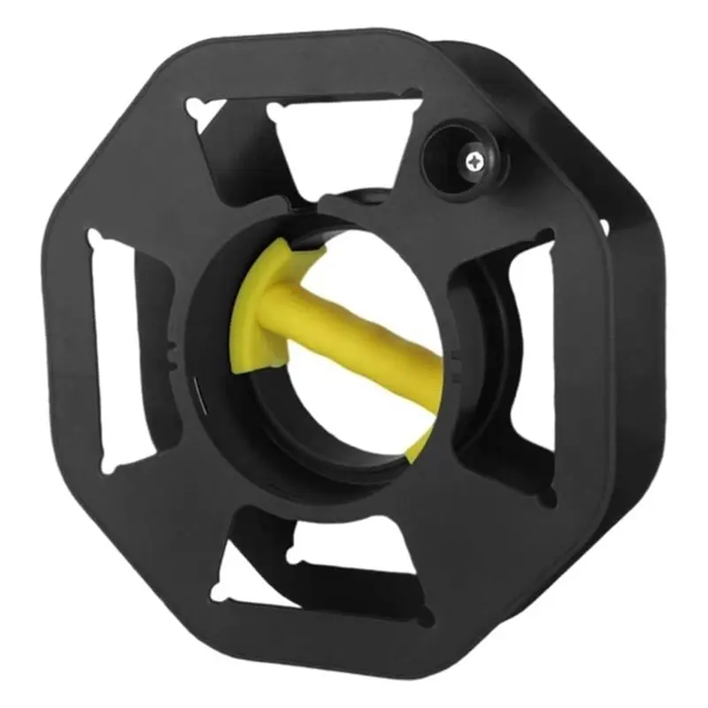 

Новый дисковый органайзер для проводов с шестигранной рамой для быстрой организации кабеля, портативный органайзер для шнуров для дома, улицы, автофургона, черный