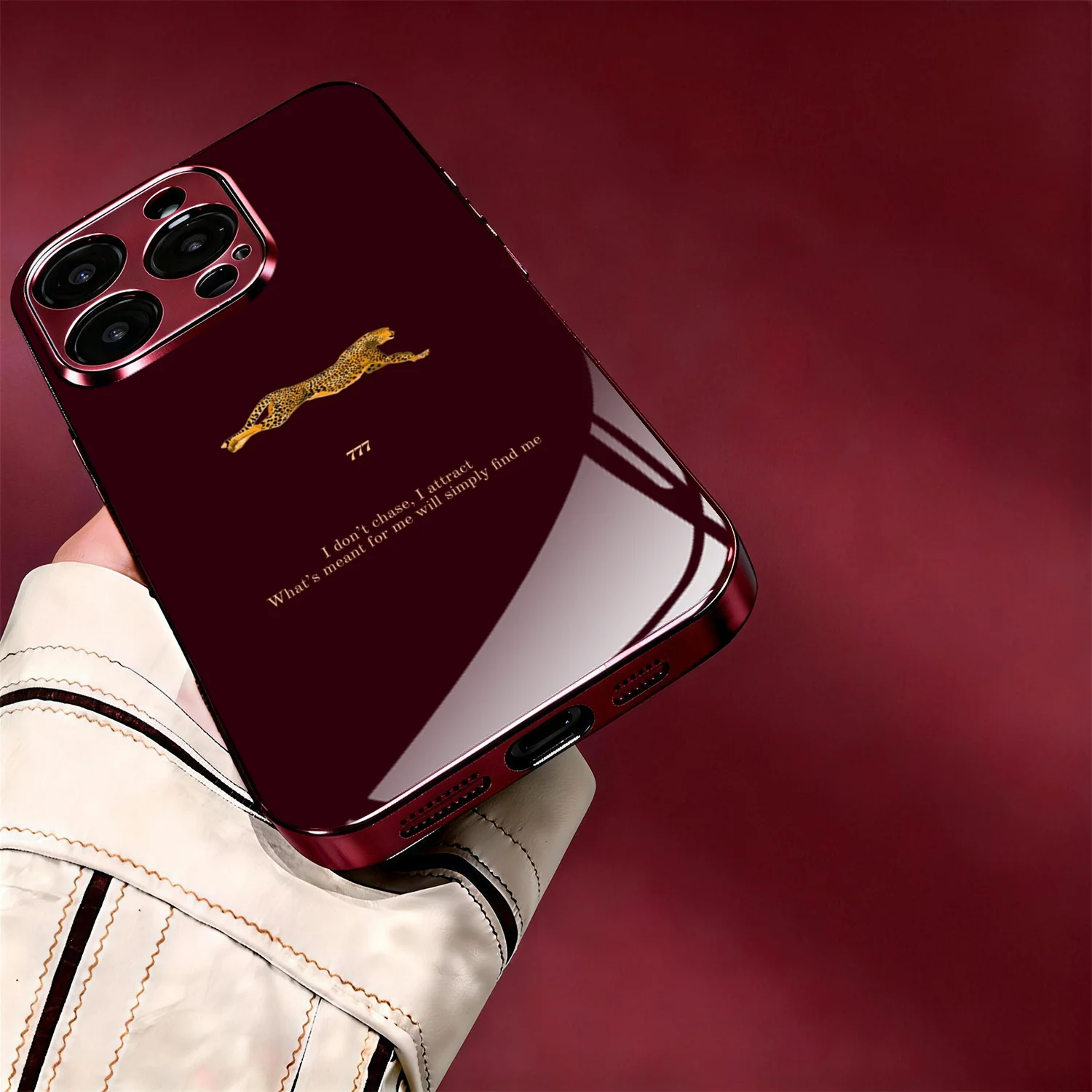 Cheetah pattern electroplated glass phone case suitable for iPhone 18 17 16 15 14 13 12 Pro/Max/Plus anti drop and shockproof