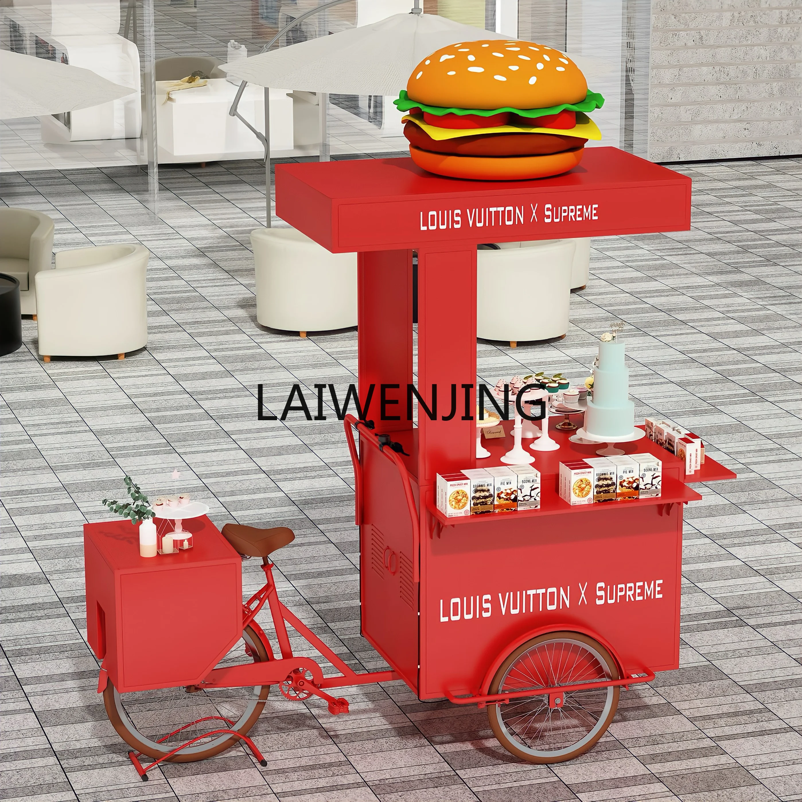 LYN outdoor snack stall car stall shopping mall brand activity decoration food street sales cart