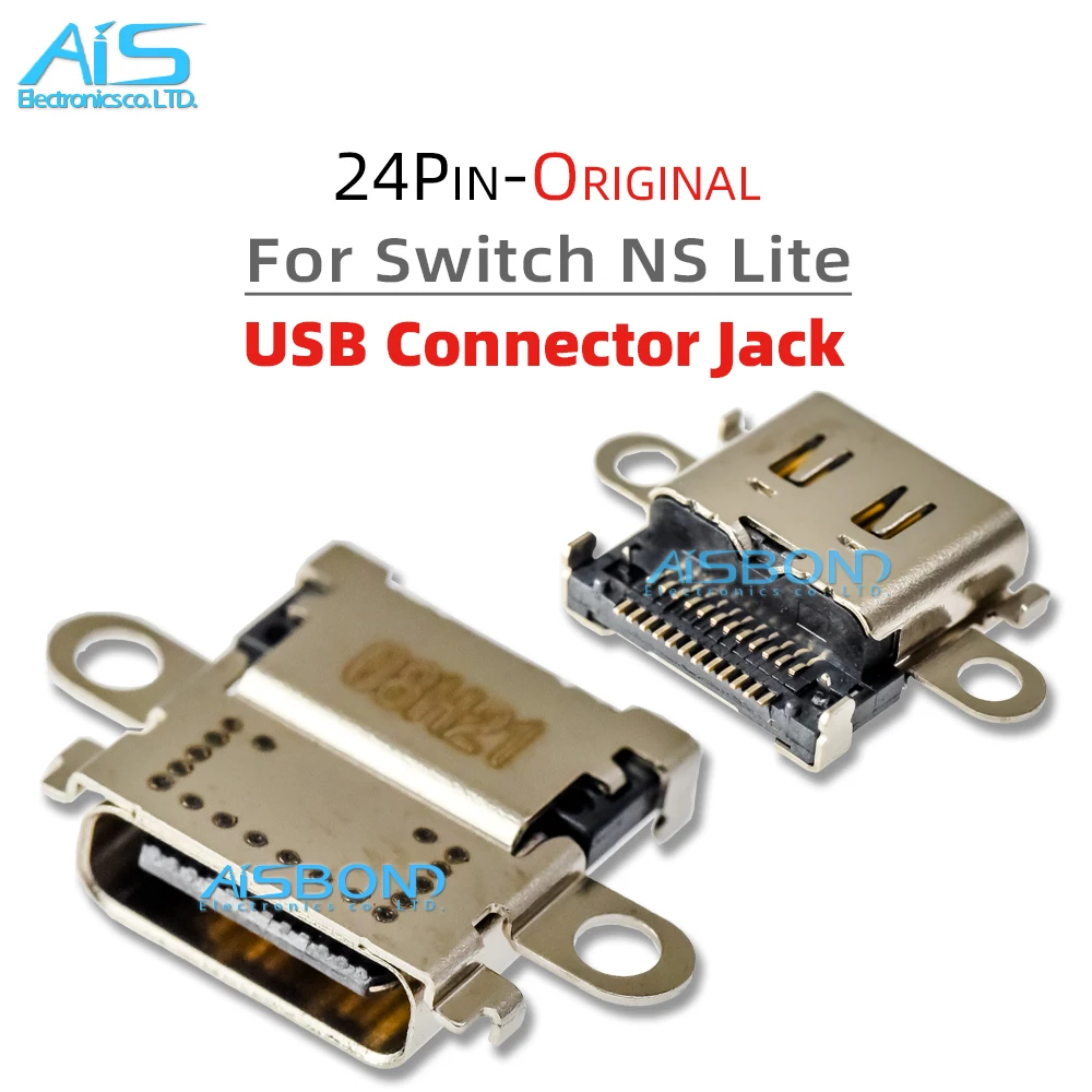 5Pcs/Lot New Type-C USB Jack socket Connector Charging Port dock plug For Nintendo Switch NS OLED Lite Console Charger