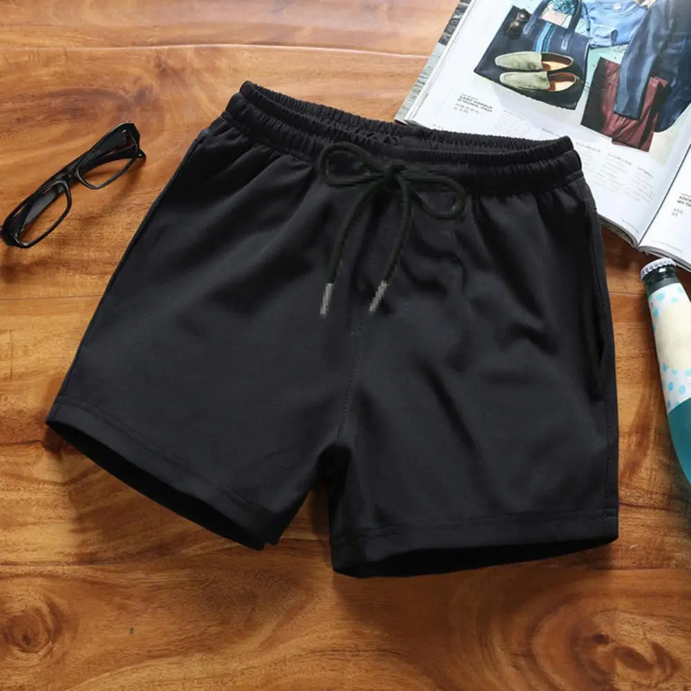 Casual Men Shorts Men's Elastic Waist Running Shorts for Gym Outdoor Activities Wide Leg Streetwear Pants for Middle-aged Young