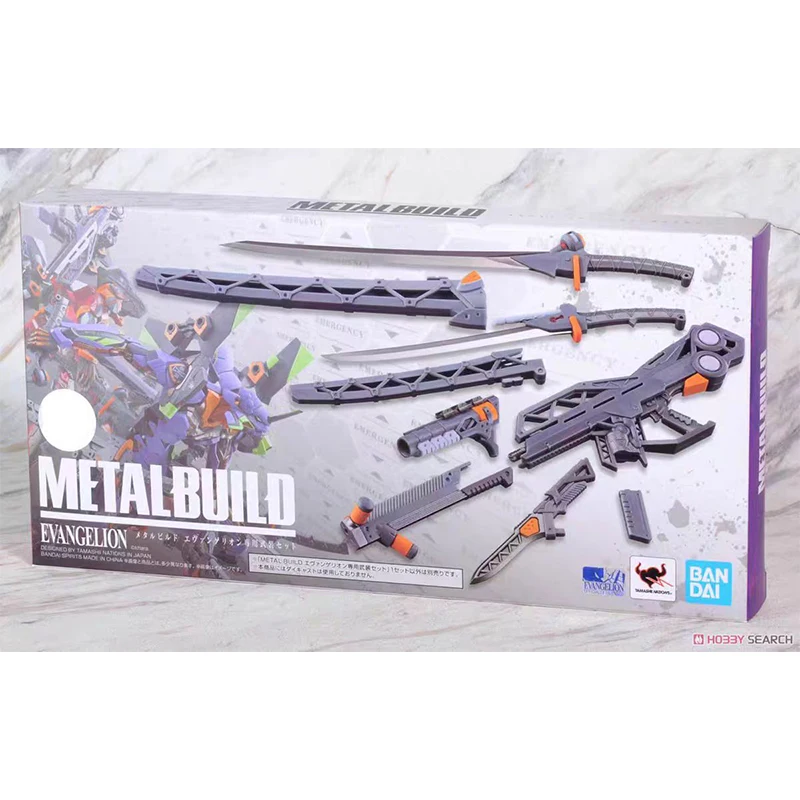 

Original BANDAI METAL BUILD MB Neon Genesis Evangelion EVA Exclusive Weapon Accessory Package Gift Toy Collection for Kids