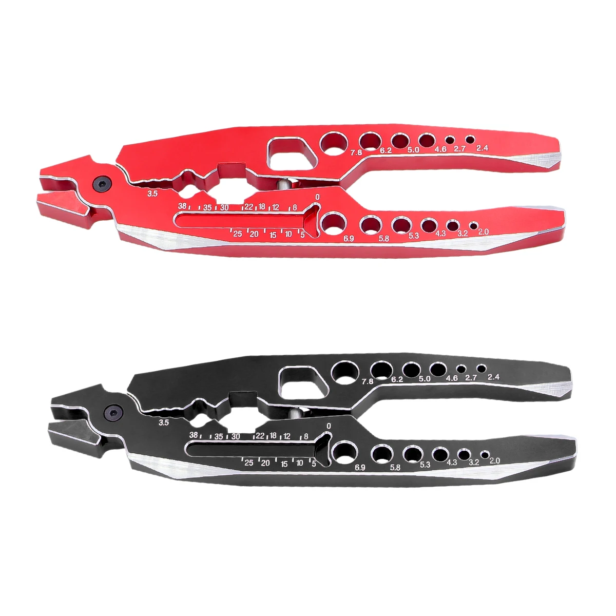 Rc Assembly Tool Metal Multi-function Shock-absorbing Tool Pliers For 1/10 1/8 RC Crawler Ball Nose Pliers Suspension Lever Tool