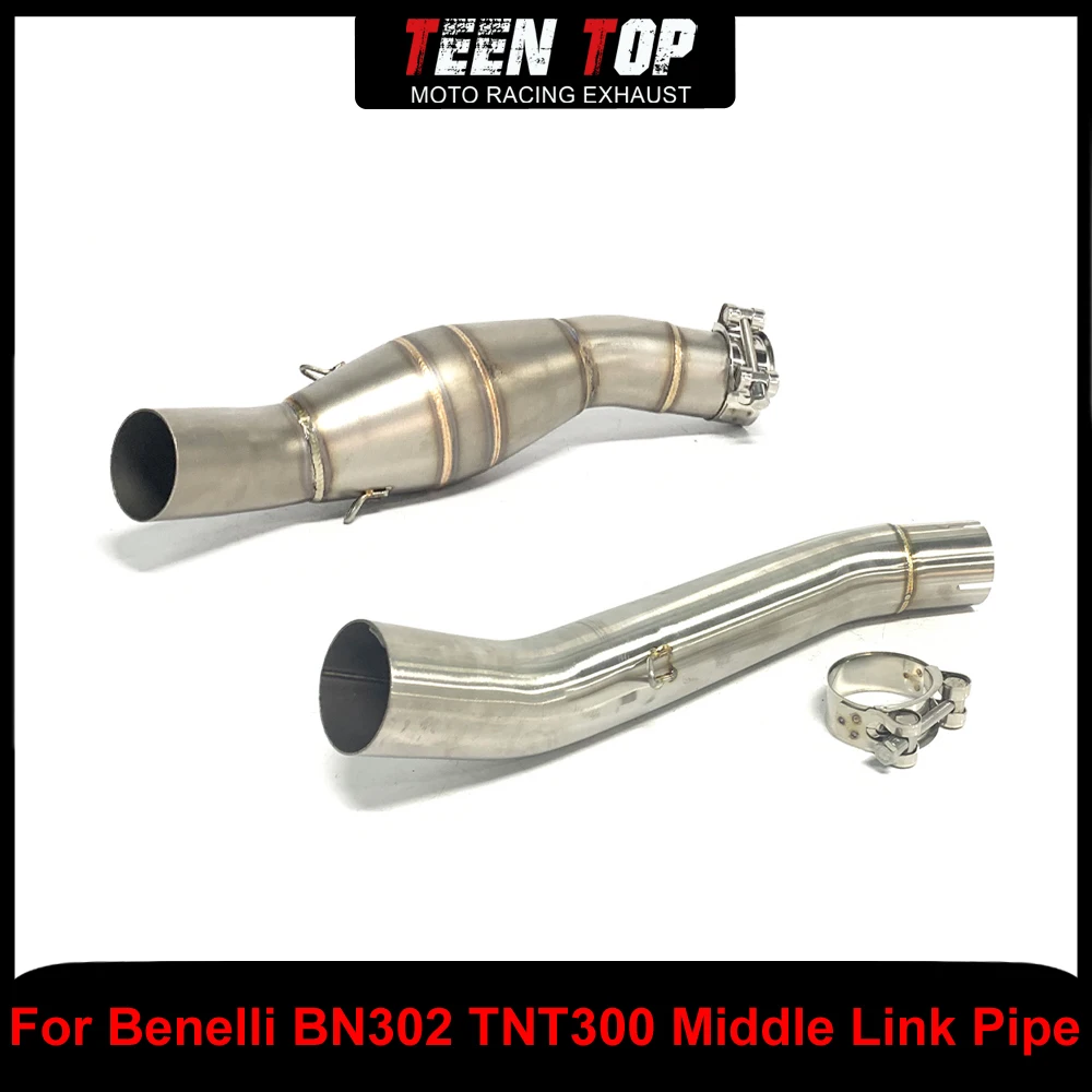 

Для Benelli BN302 TNT300 Decat труба выхлопная труба среднего звена из нержавеющей стали BN302 выхлопная соединительная труба трубка 51 мм