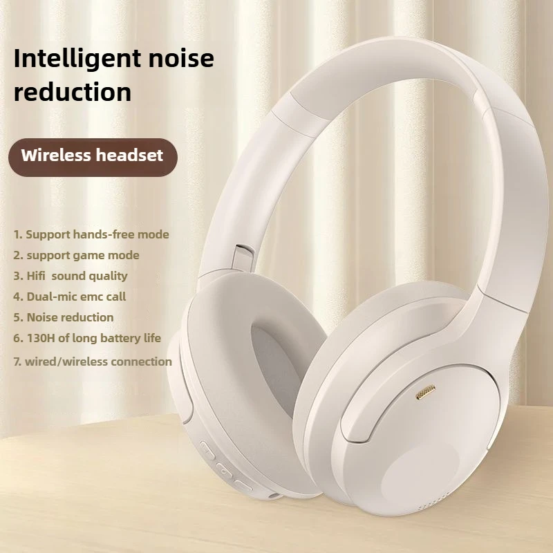 

New noise reduction stereo sound wireless bluetooth headset sound insulation super long battery life universal headset