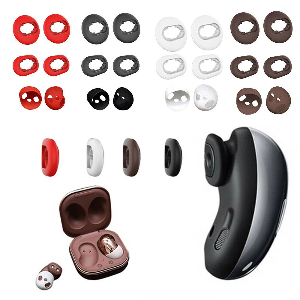 Colorful Silicone Earbuds Cover For Samsung Galaxy Buds Live Earphone Non-slip Replacement Eartips Kits For Galaxy Buds