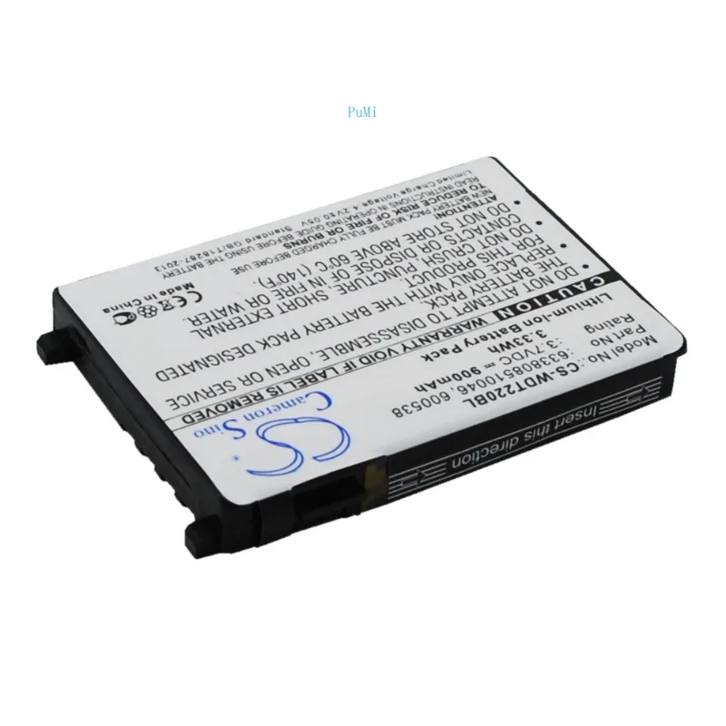 CameronSino Replacement Battery for Wasp  RS-232, WDT2200 4006-0319, 600538, 633808510046 3.7V/mA