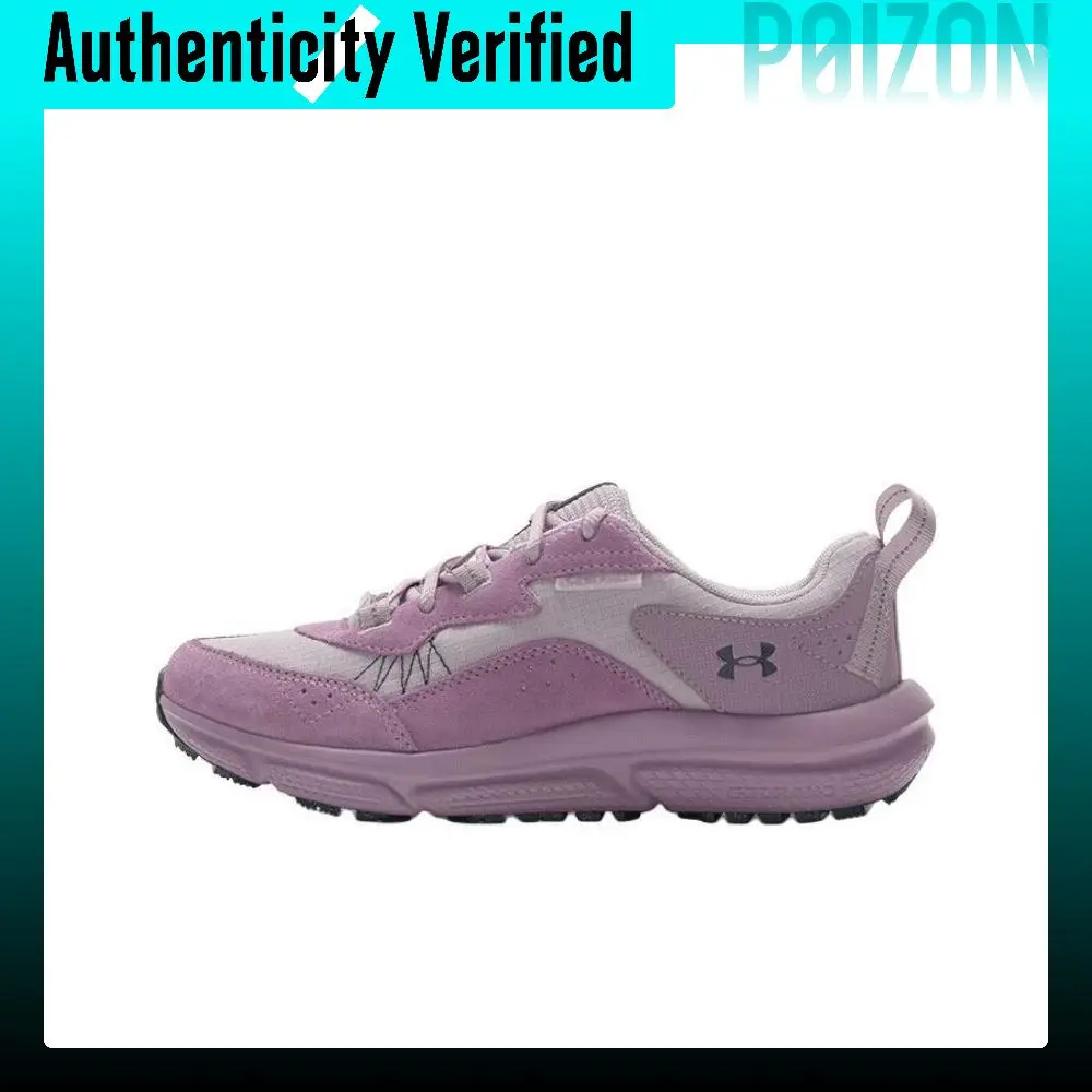 Under Armour Charged Verssert 2 Abrasion Resistant Low top Casual City Commuting Running Shoes Women's Gray Pink 3027180-009