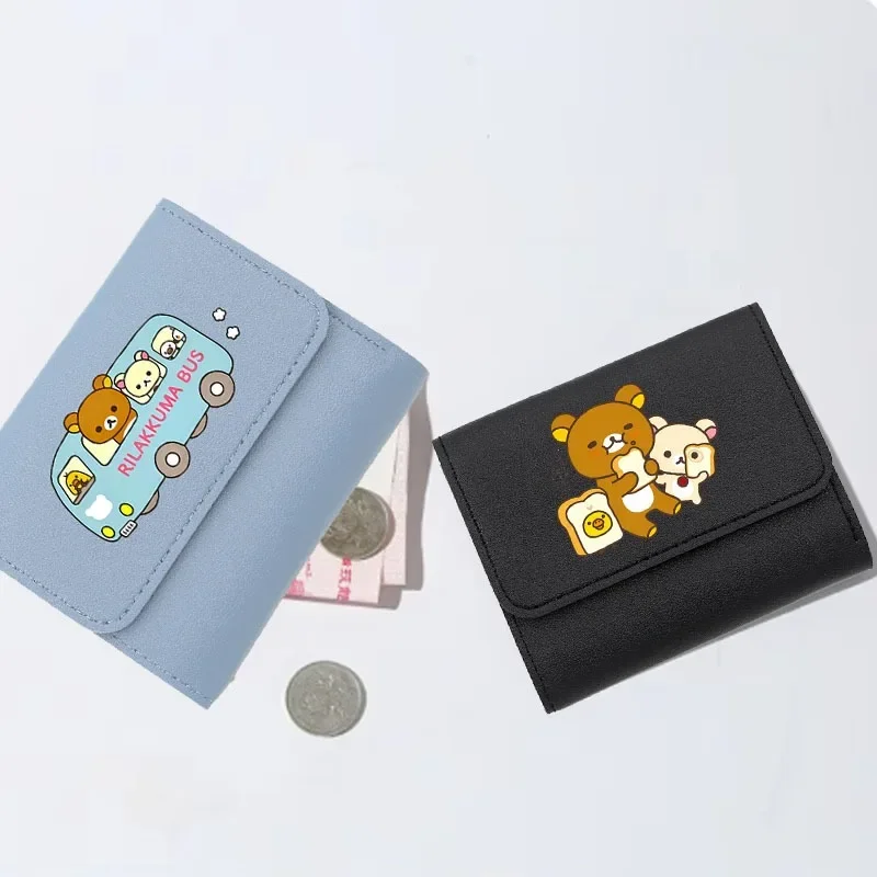 

Cute Bear Women Wallets Credit ID Card Holder PU Leather Hasp Fashion Small Wallet Money Bag Case Coin Purse Clip Women Purses