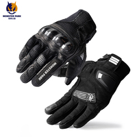 MONSTER PARK Motorcycle Gloves Carbon Fiber Riding Gloves Non-slip Touch Screen Motorcycle Gloves Protective Riding Equipment