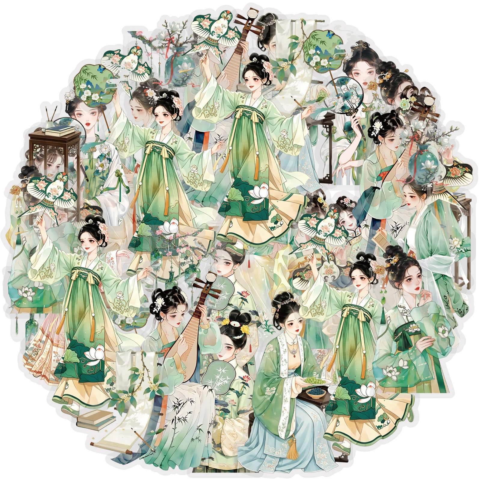 Korean Girls Lifestyle - Etori Life 30 pegatinas decorativas con