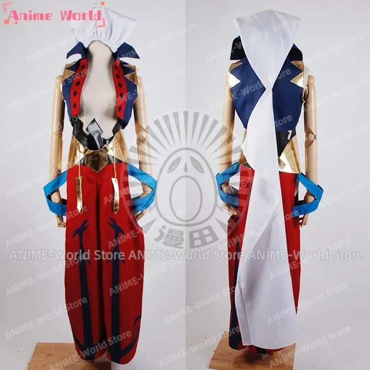 《Custom Size》Game Fate Grand Order Zettai Majuu Sensen Babylonia Gilgamesh Cosplay Costume Christmas Hallowmas Costume Wig