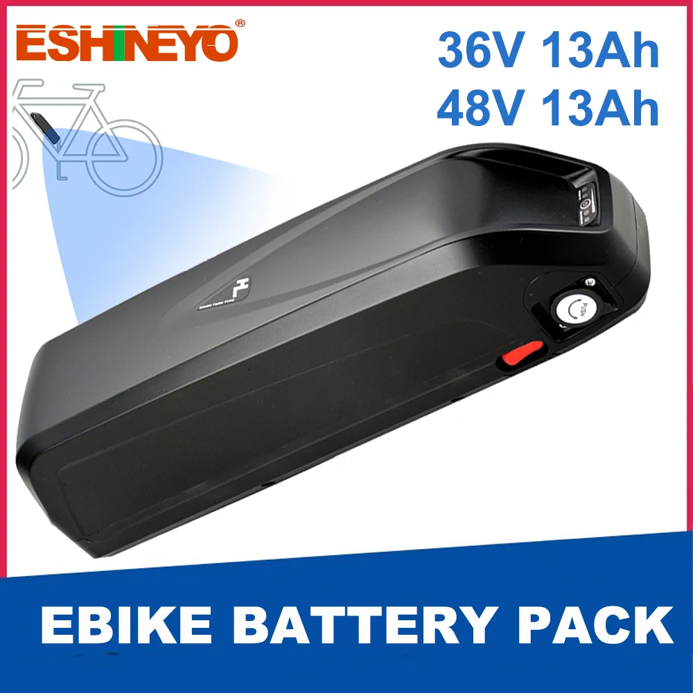 Ebike Battery Pack 36V 48V 13Ah Hailong Case Electric Bicycle Batteria 18650 Pack For Bafang TongSheng 250W 350W 500W 750W 1000W