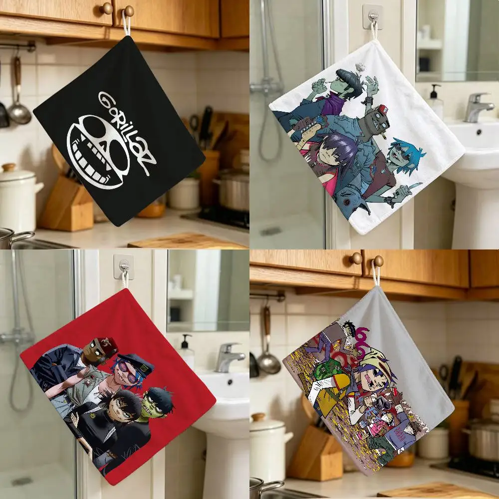 VirtualRock Gorilla Band Polyester Cotton Daily Towel Hanging Kitchen Hand Wiping Cloth Durable for Whole House Use