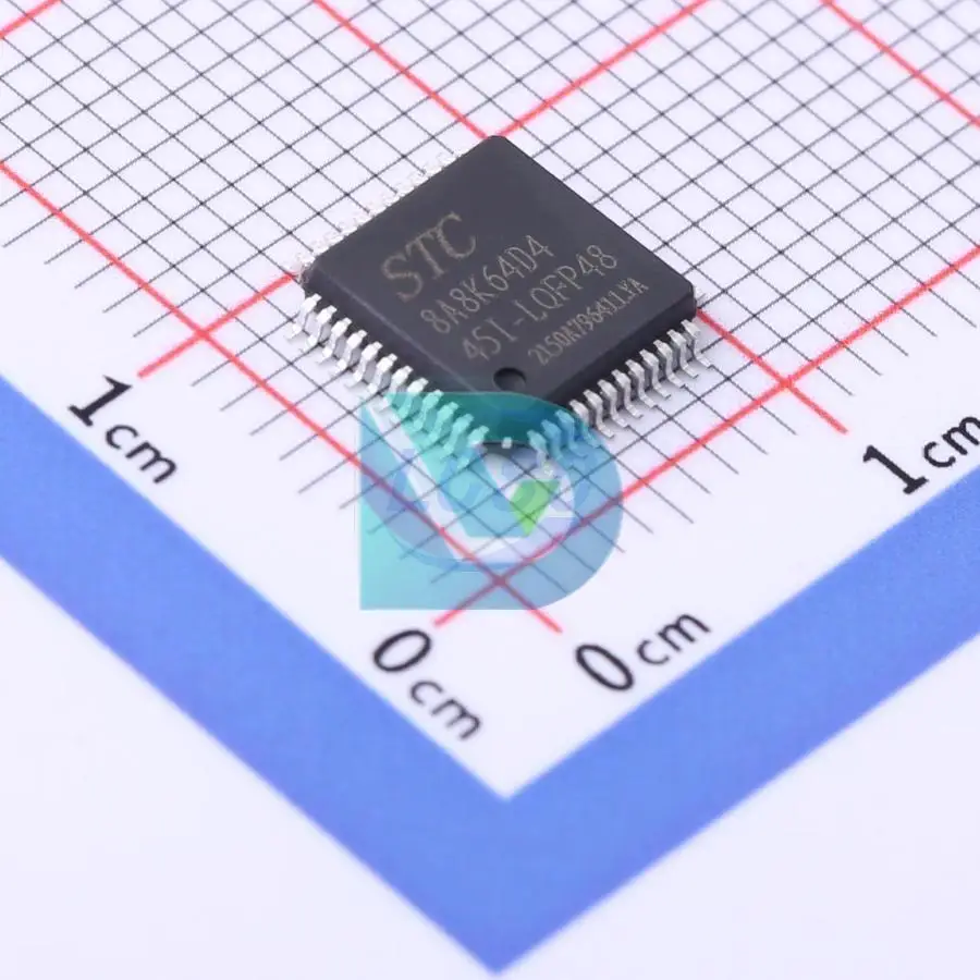 64KB STC8A8K64D4-45I-LQFP48 51ชุดแฟลช LQFP-48(7x7) ไมโครคอนโทรลเลอร์ (MCU/mpu/soc) ชิปใหม่ต้นฉบับ