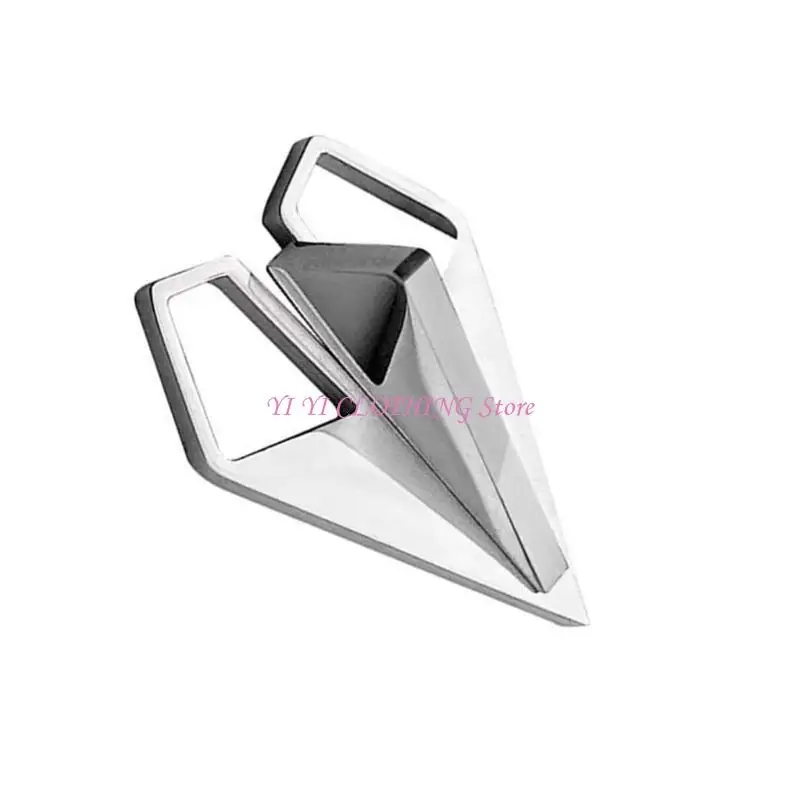 

N5KF Trendy Paper Plane Brooch Suit Badge For Special Occasion and Formal Event