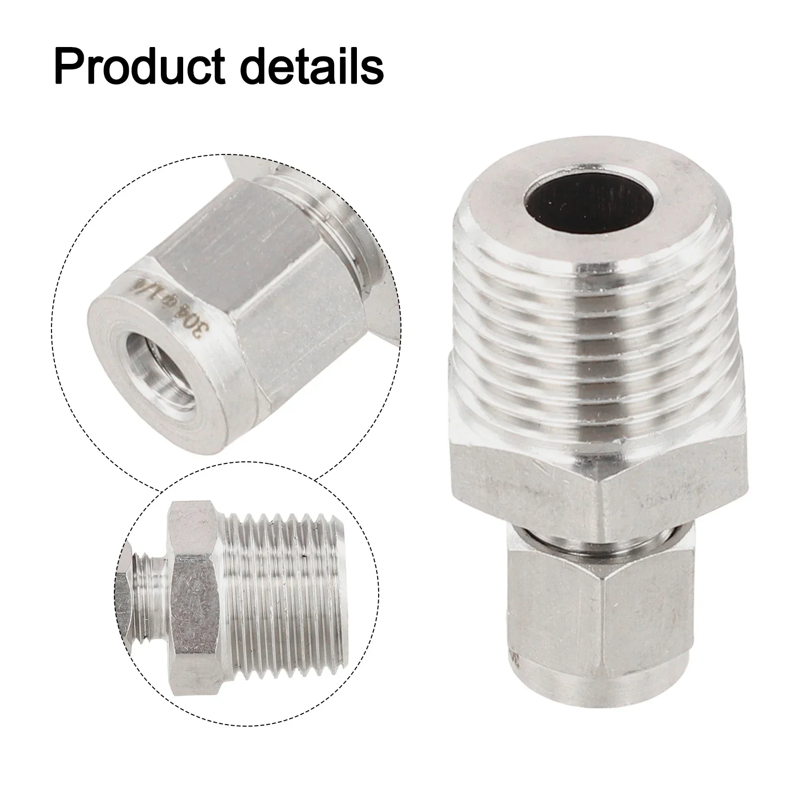 

Компрессионный фитинг NPT для труб, 1/2 дюйма, для проектов DIY, простая установка, для внутреннего и наружного применения, для трубопроводов