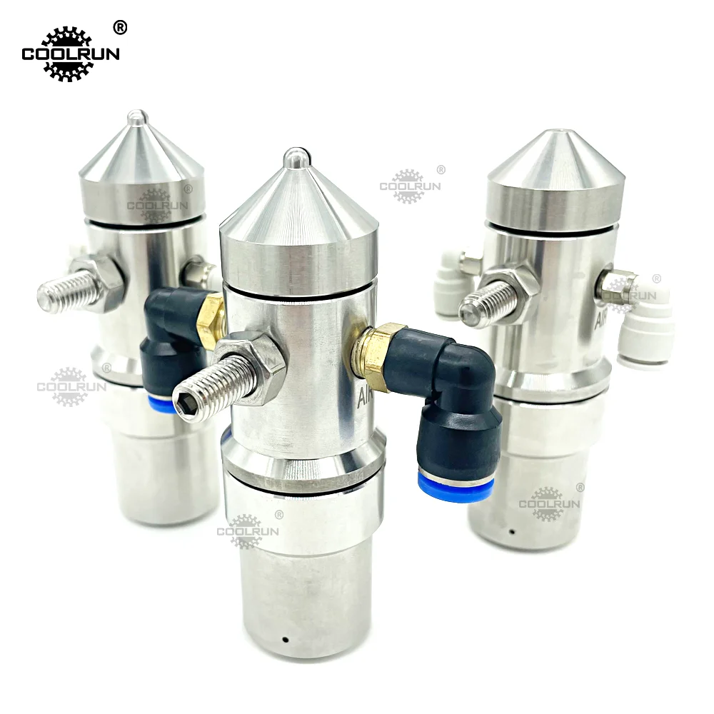 CoolRun 304SS anti-drip air atomization nozzle fluid spray nozzle corrugated cardboard humidification nozzle dust removal