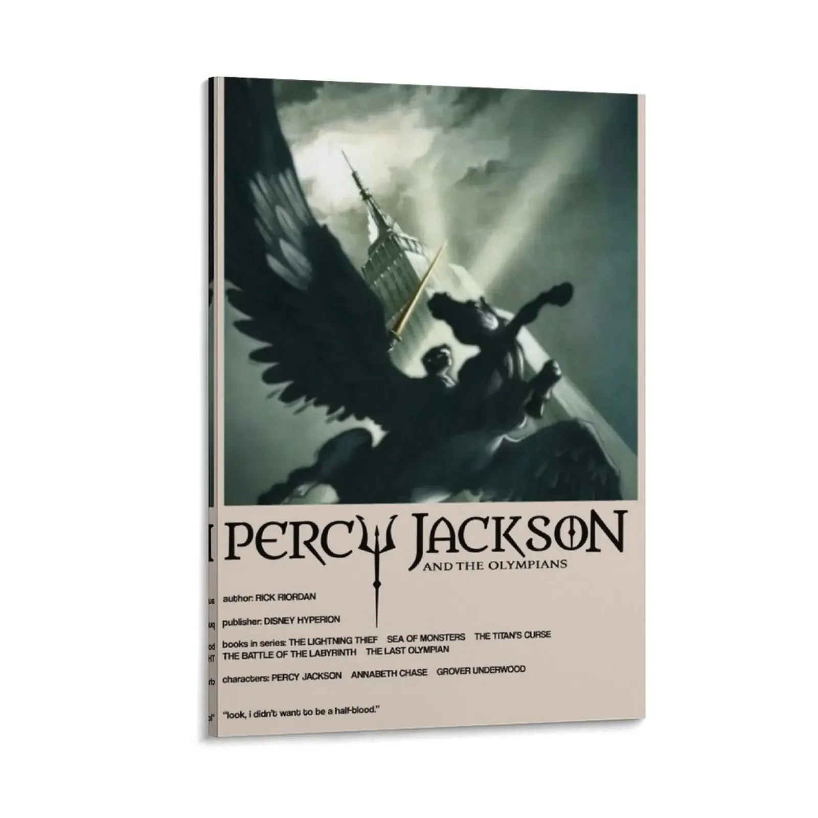 

Percy Jackson Alternate Cover Canvas Painting home decors accessories decorative frames wall room japanese room decor