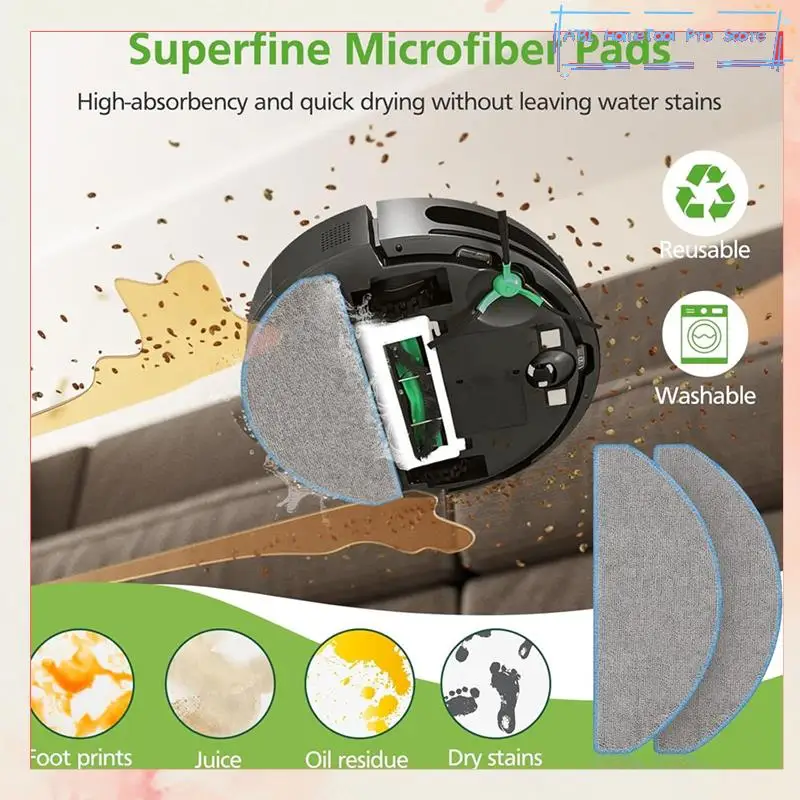 

Replacement Parts For Irobot Roomba Q052 / 105 Vac / 105 Combo Robot Vacuum Q0520 105 Accessories-A73I