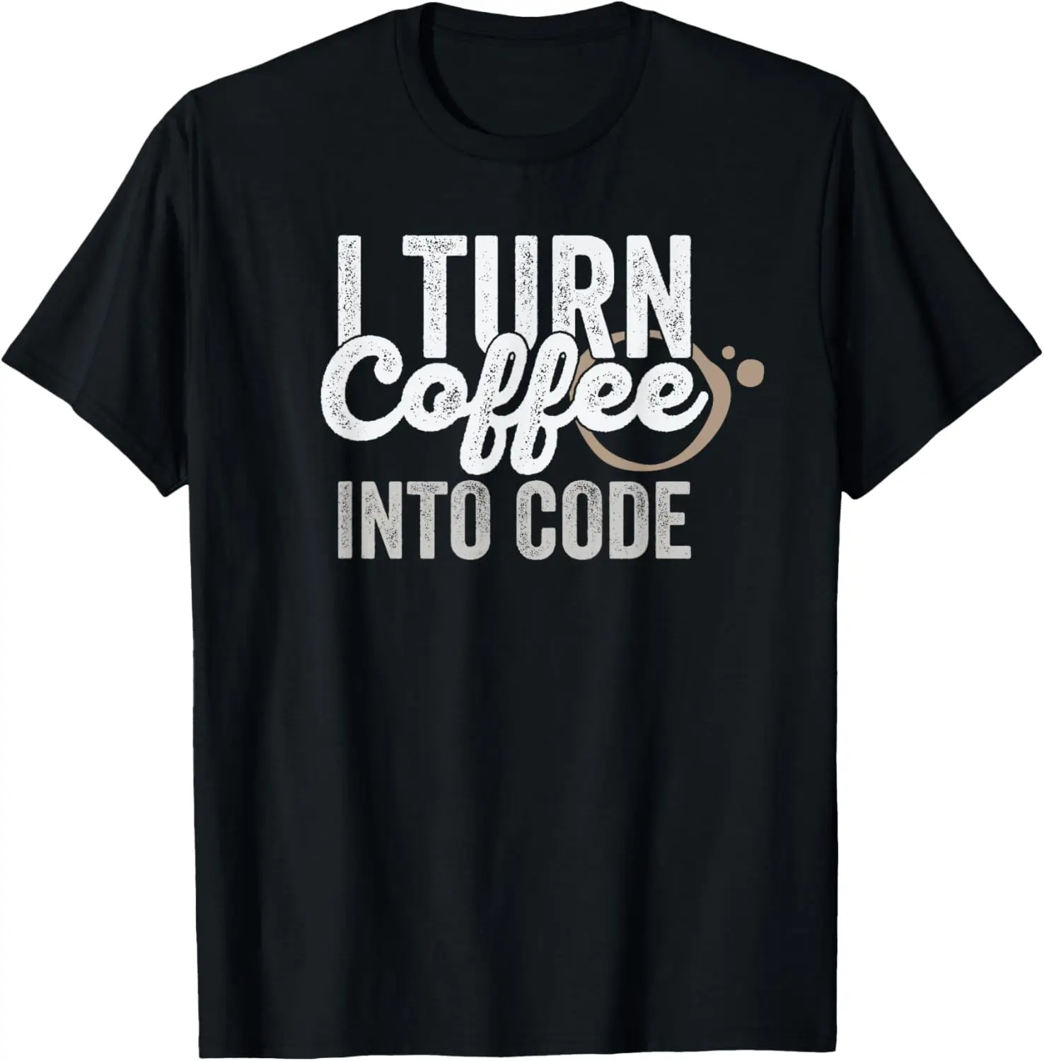 

Футболка I Turn Coffee Into Code, забавный подарок с компьютерным кодированием