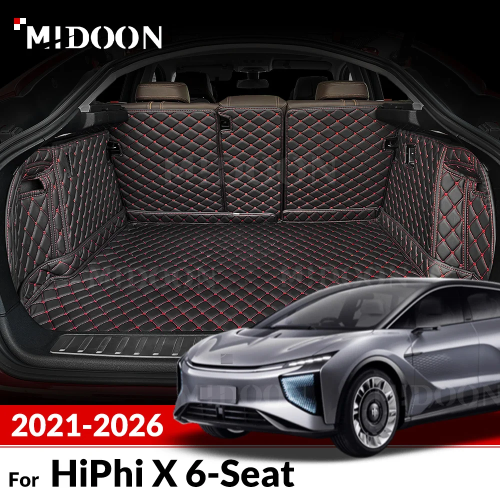For Human Horizons HiPhi X 6-Seat 2021-2026 25 Auto Full Coverage Trunk Mat Car Protective Pad Cargo Liner Interior Accessories