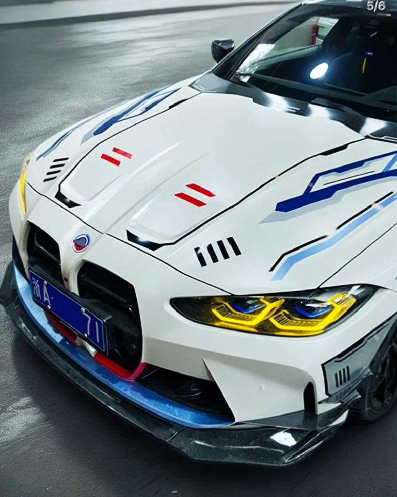 For BMW 4 series M3 M4 G22 G23 G26 G82 G83 425 430 440 Dual-Color DRL Module yellow and white LED panel daytime running light