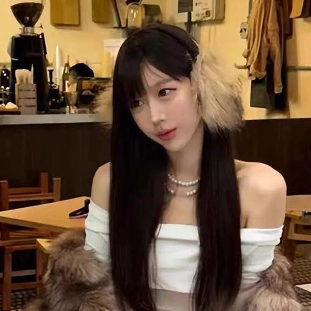 

Модные наушники из искусственного меха норки Y2K, противохолодные ветрозащитные наушники, грелки для ушей, мягкие зимние утолщенные наушники для пары