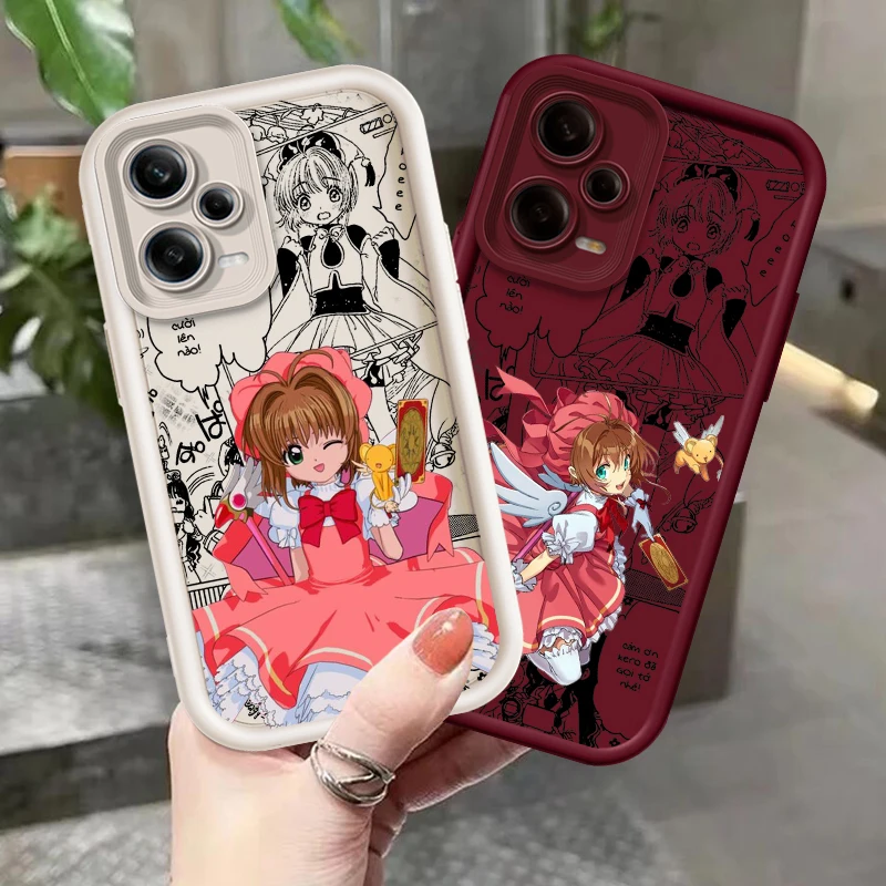 The Card C-Captor S-Sakura Eye Ladder For Xiaomi Redmi Note 13 12 12C 11 11S 10 10C 10A 9C 9A Pro 5G Cover Phone Case