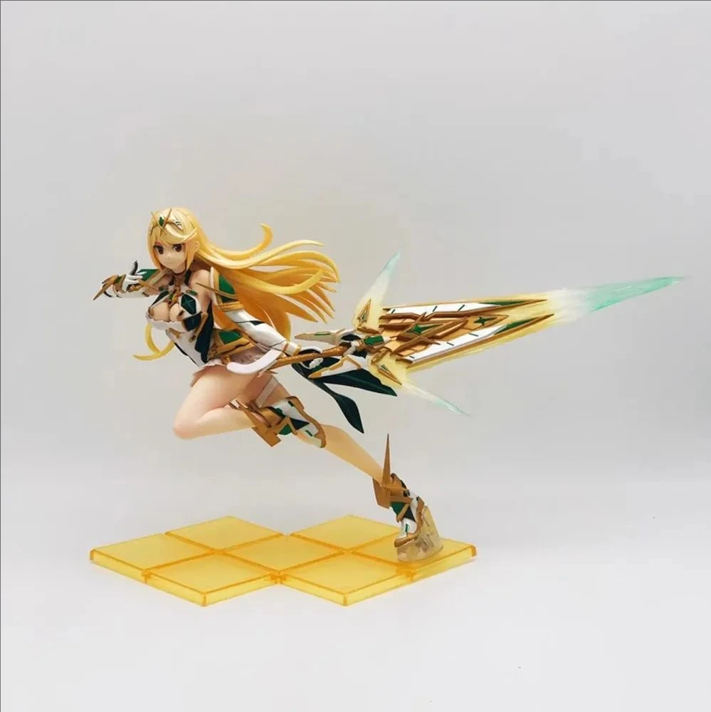 21cm Xenoblade Chronicles 2 Pyra And Mythra Game Girl Figure Model Statue Boys Collection Desktop Decoration Ornament Toys Gifts