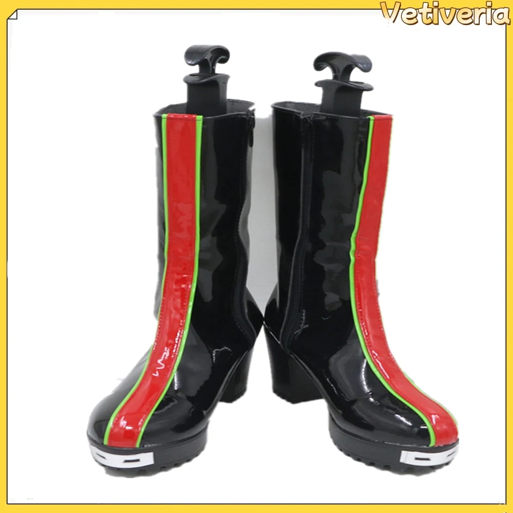 

Kpop Demon Hunter Rumi PU Shoes Boots Roleplay Footwear Outfits Halloween Carnival Party Adult Women Cosplay Costume Accessories