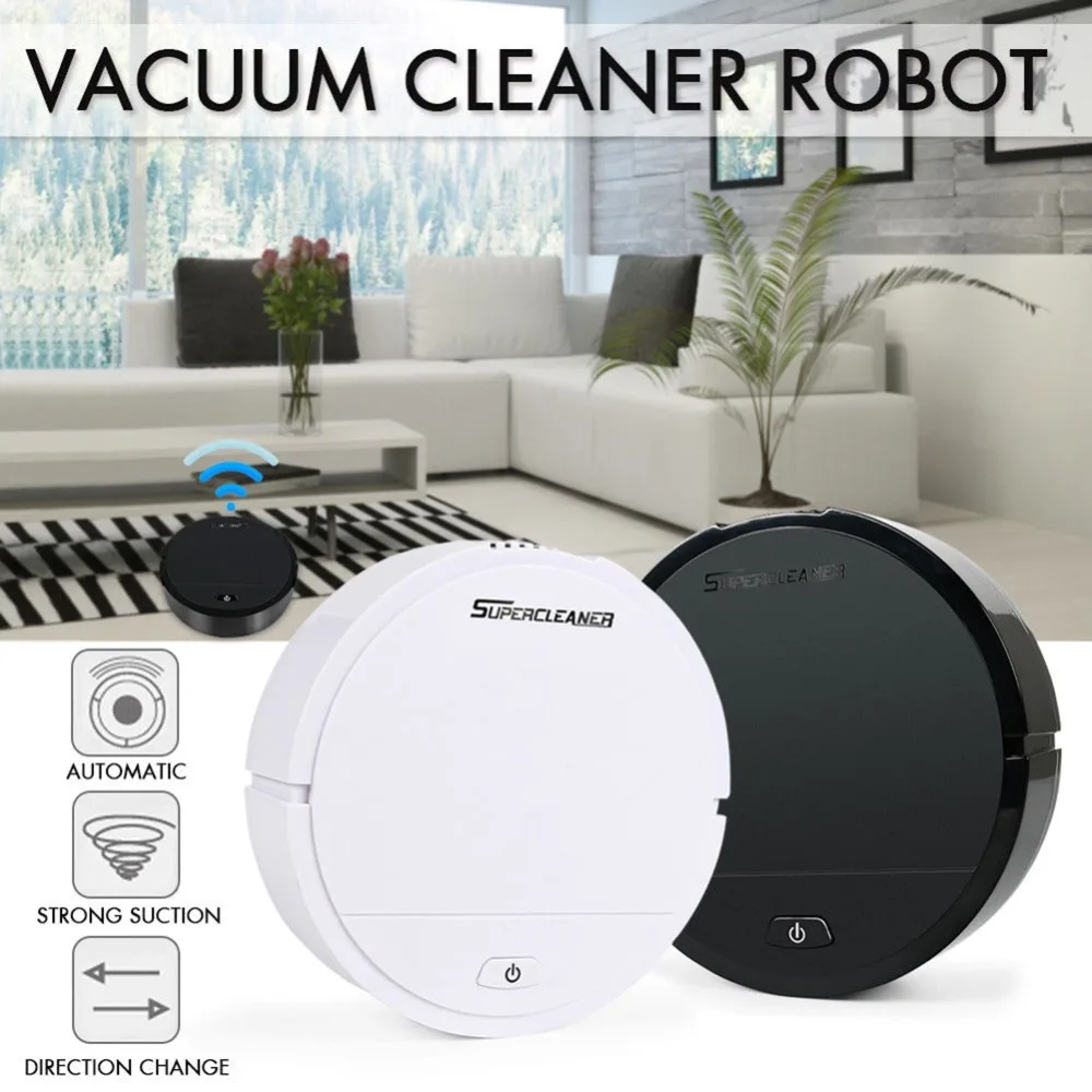 Automatic Sweeping Dust Sweeping Smart Floor Cleaning Robot Wet Dry Mop Robot Vacuum Cleaner For House Home Office Garden