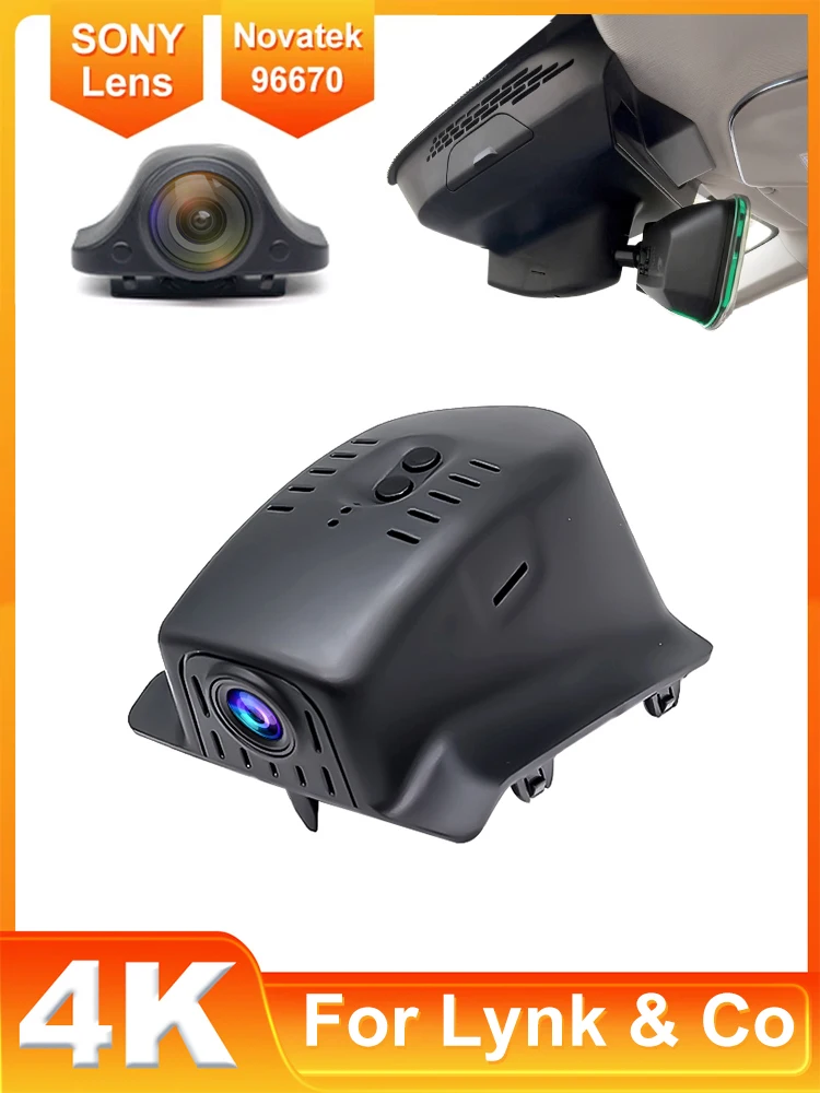 Nieuw! Plug En Play Dash Cam Wifi Auto DVR Dual lens Voor Lynk & Co 05 2022-2025, dashcam Voor Lynk & Co 01 2018-2025 Met APP Controle - afbeelding 2