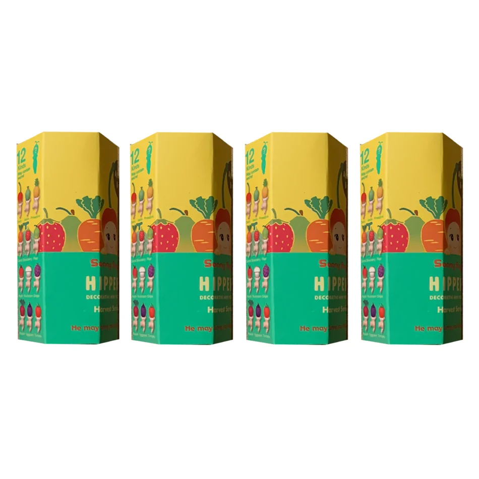 1-12 Stück Obst-Gemüse-Kopf Mini Liegende Puppe Blind Box Niedliche Bildschirm-Figuren Desktop-Auto-Ornament Sammlerstück Spielzeug Geburtstagsgeschenk