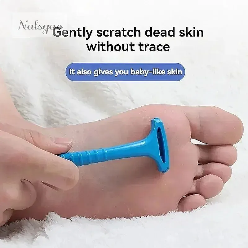 2pcs Feet Scraping Dead Skin Knife Foot Care Tool Remove Calluses Shaver Pedicure Rasp Exfoliator