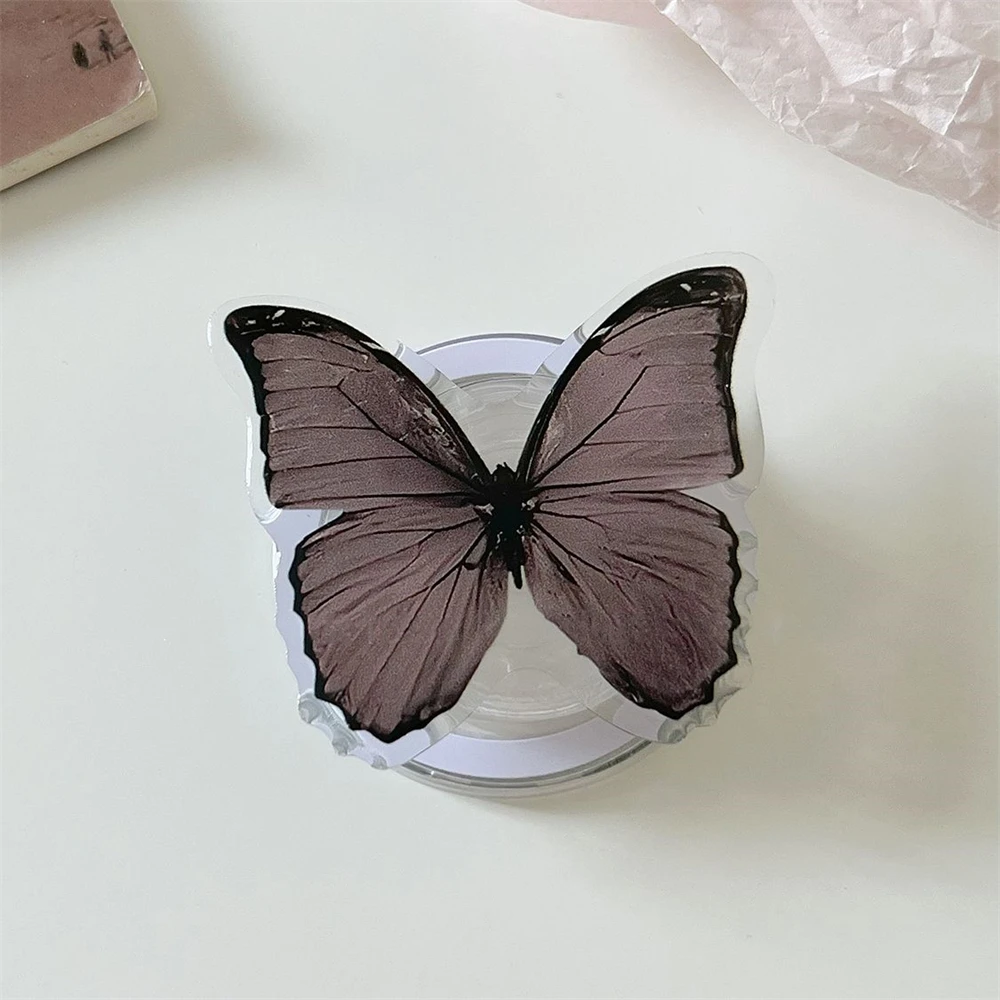 INS Korean Cute Butterfly Magsafe Phone Grip Tok Sockets Cellphone Accessories Mobile Bracket Korea Griptok Phone Stand Holder