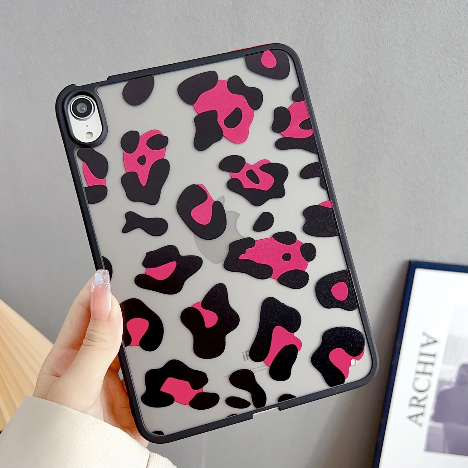 For iPad Case Air 5 4 3 Pro 10.9 11 inch MINI 6 7 8 9 10th Generation Case Pattern Matte Skin-feel Hard Cover