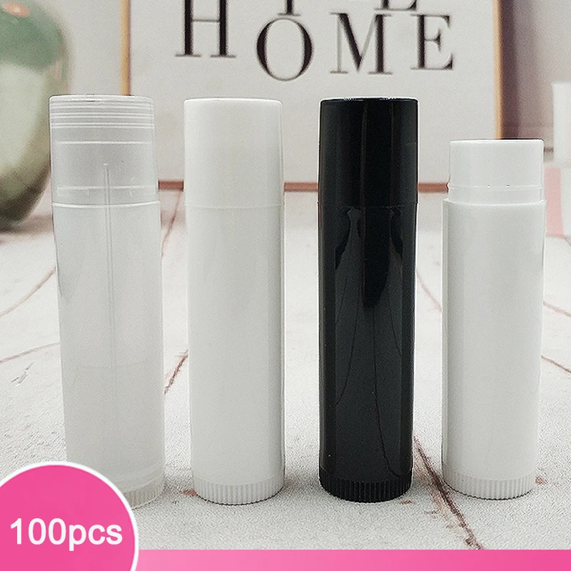 

100pcs Lip Gloss Tubes with Caps Lipgloss Tube Container Cosmetic DIY Empty Lip Gloss Lipstick Balm Tube Lip Gloss Tube