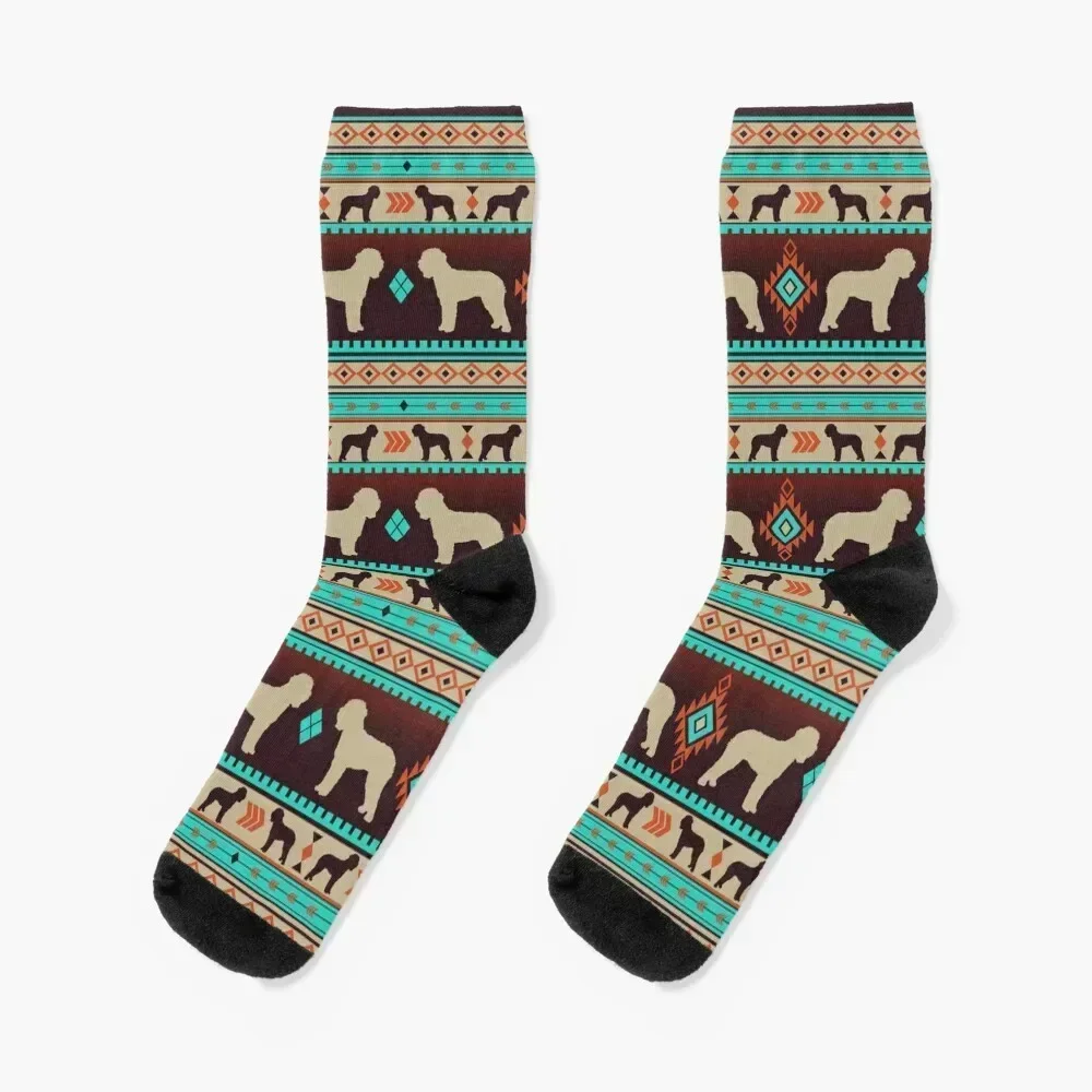 

Boho dogs | Lagotto romagnolo sunset Socks Heating sock christmas gifts tennis sport Socks Men Women's