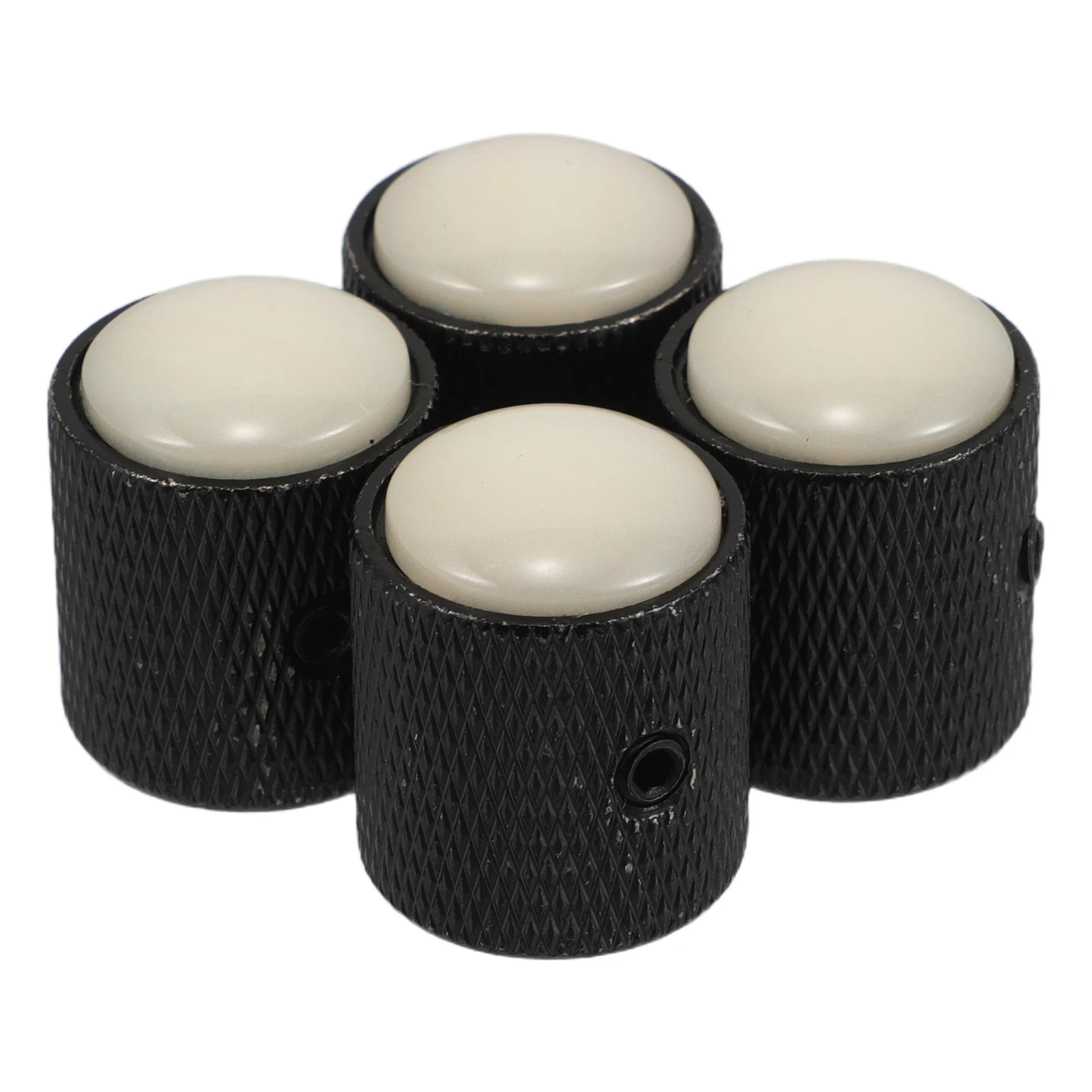 

4 Pcs Bass Knob Tone Knobs Guitar Parts Electric Speed Black Volume Accessories