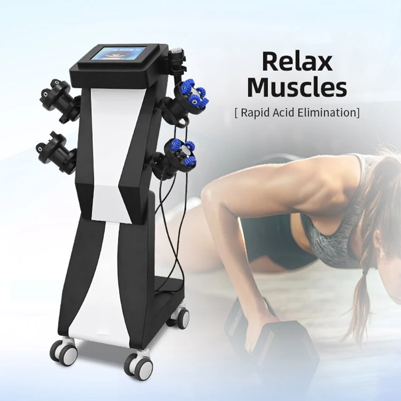 

New Technology 360 Rolling Vibration Massager With 5 Handles Effectively Eliminates Cellulite Massages Muscles Relieves Pain