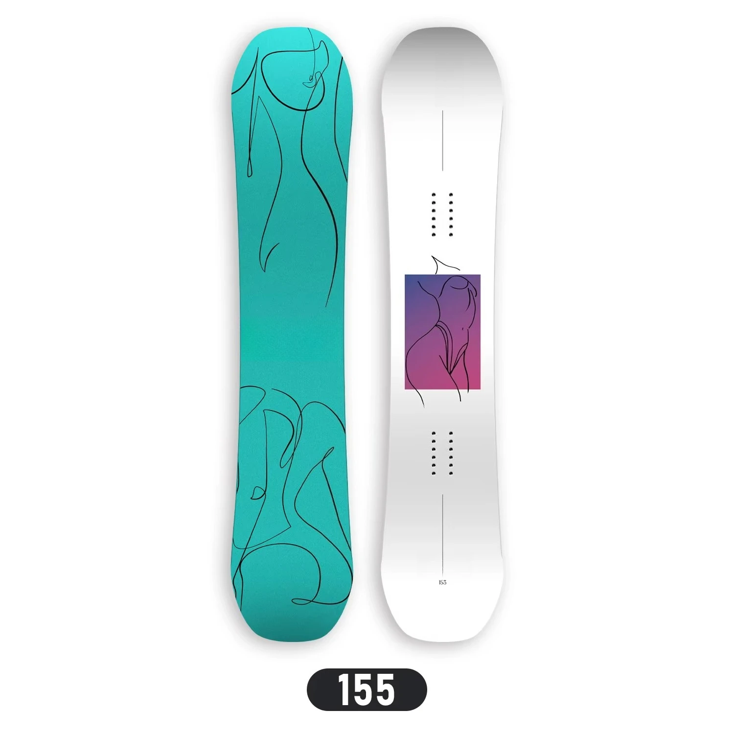 Set completo da snowboard con leganti e stivali