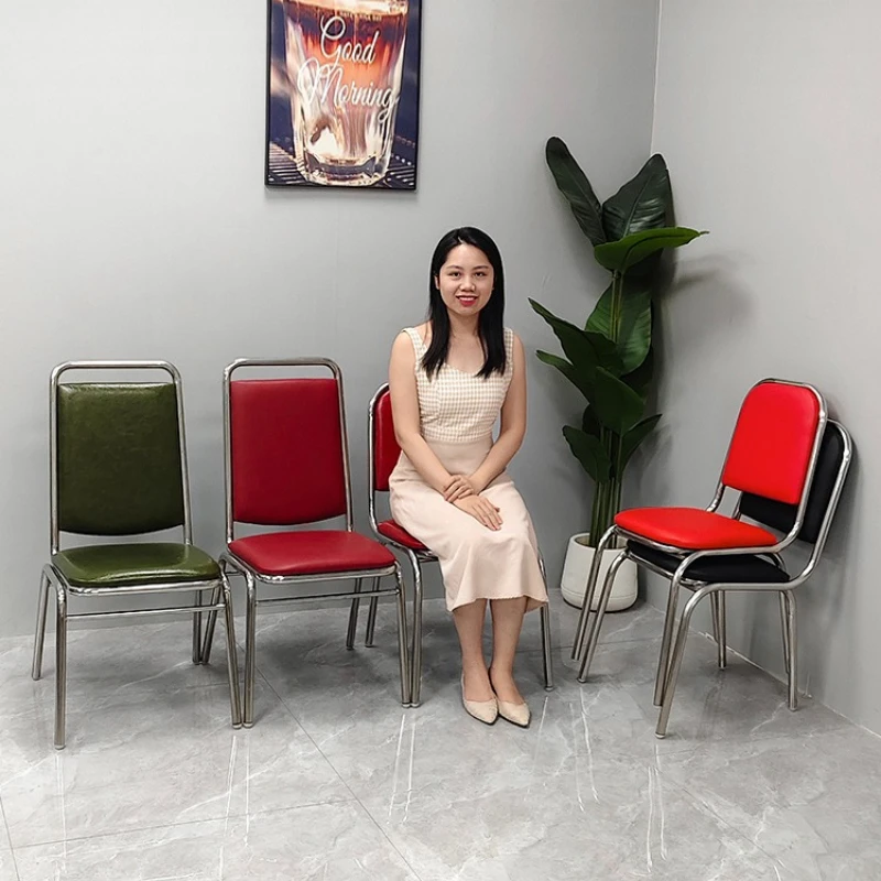 Stainless Steel Banquet Chair with Backrest VIP Seating for Hotel Wedding Elegant Event Chairs