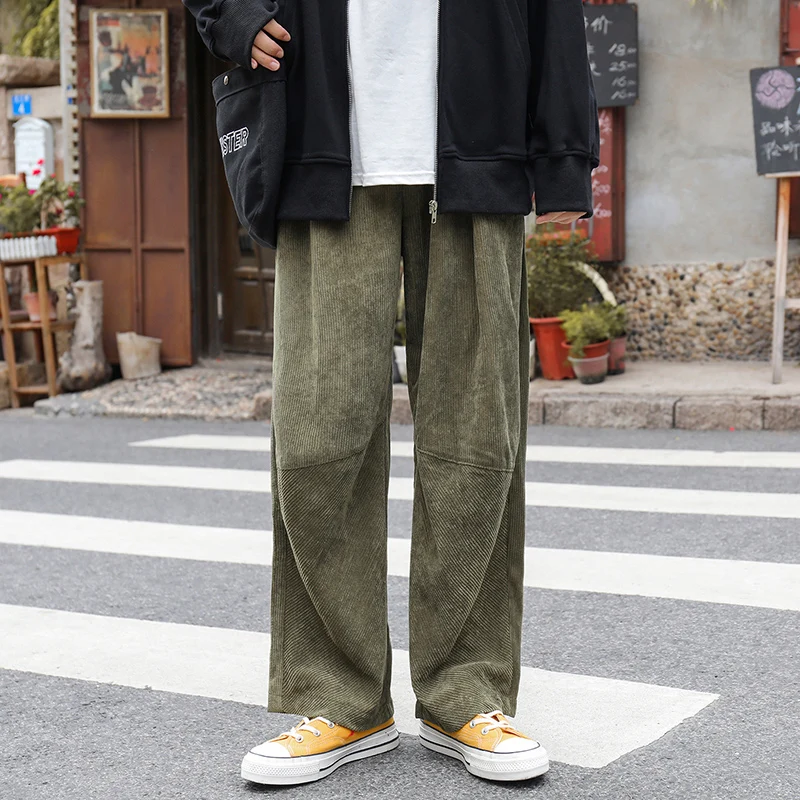 LAPPSTER-Pantalon de survêtement en velours côtelé Y2K pour jeunes, salopette Harajuku, streetwear japonais, pantalon de survêtement, jogging à la mode coréenne, pantalon empilé