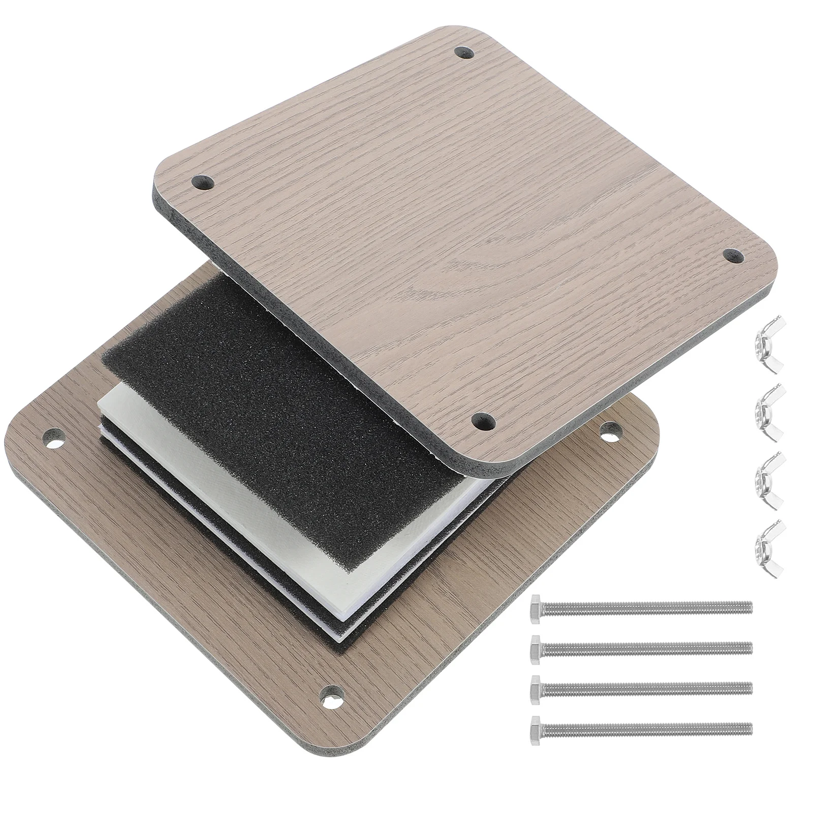 

1Set Flower Pressing Kit Professional Wood Plant Specimen Tool Set for DIY Dried Flowers Leaves Press Tool for Crafts and