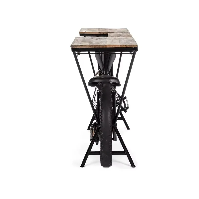 Bicycle strip console table for home Indian ethnic furniture handmade handmade motorcycle