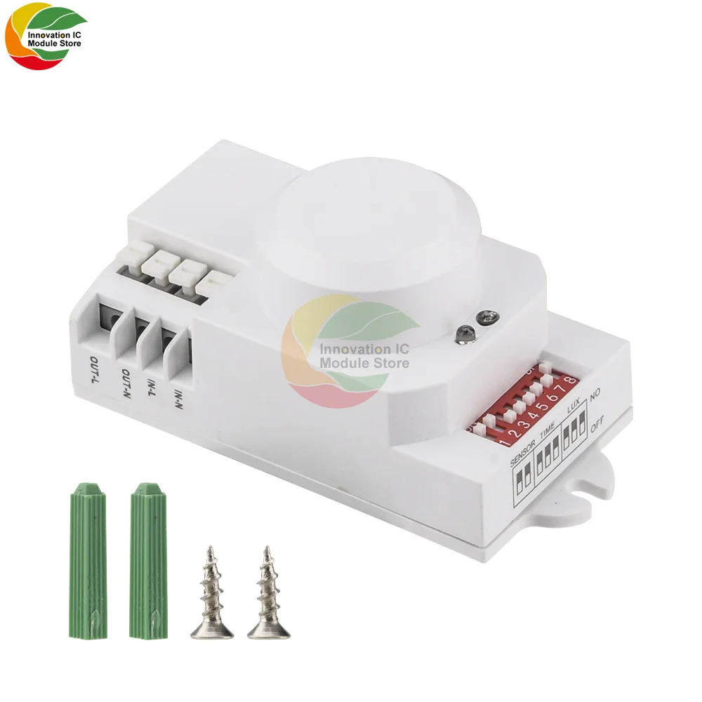 Imagem -04 - Módulo Inteligente do Sensor do Radar da Micro-ondas do Controle de Poupança de Energia do Interruptor 5.8 v do Sensor 220g do Sensor do Sensor do Radar do Radar